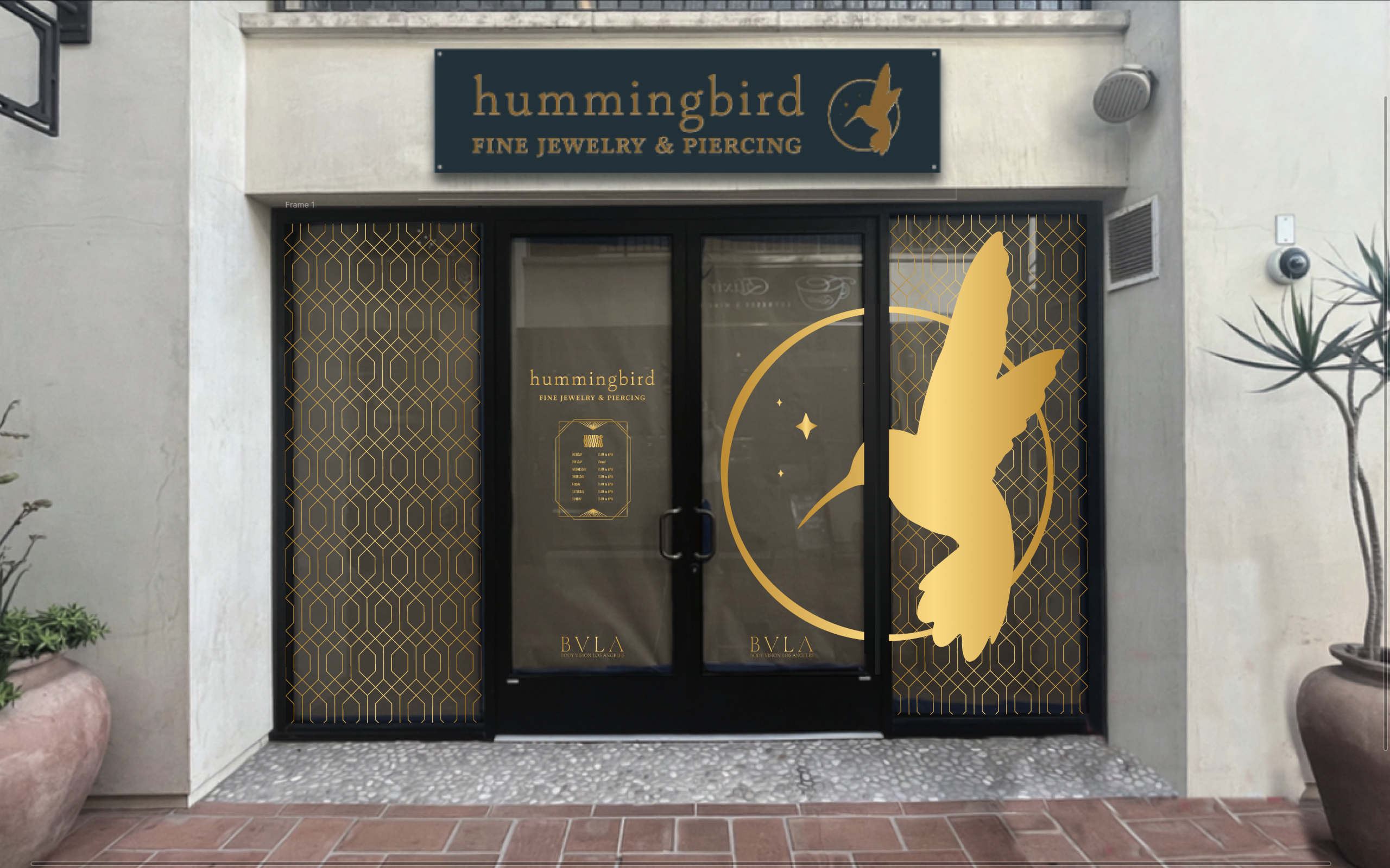 Hummingbird Storefront Design