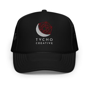 Tycho Creative /// Blood Mooncosahedron Embroidered Trucker Hat
