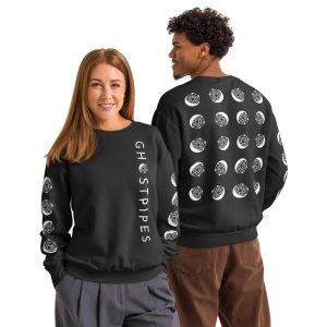 Ghostpipes /// Vert Logo & Mooncosahedron Crewneck Sweatshirt